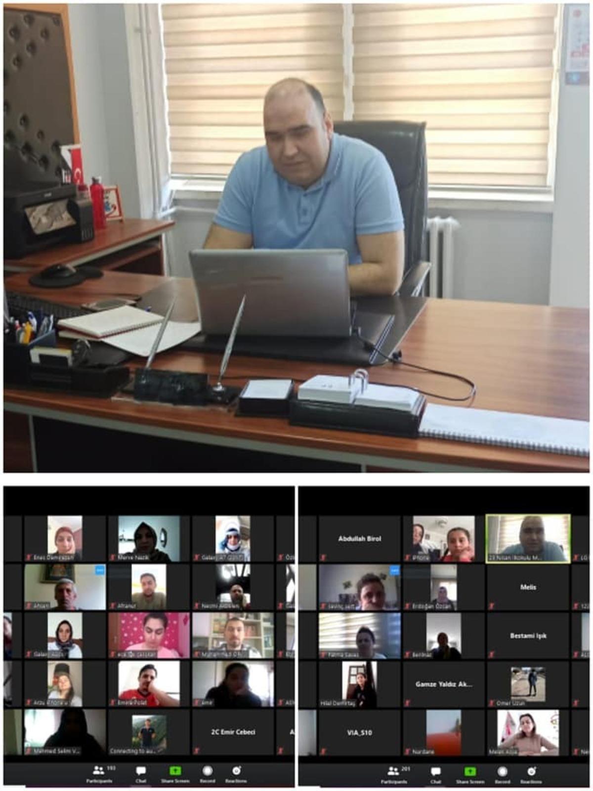 23 Nisan İlkokulu veli toplantısı g&ouml;r&uuml;nt&uuml;l&uuml; yapıldı