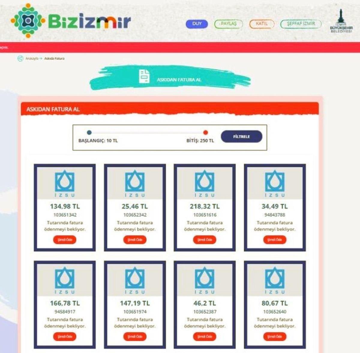Askıda fatura İzmir&rsquo;de