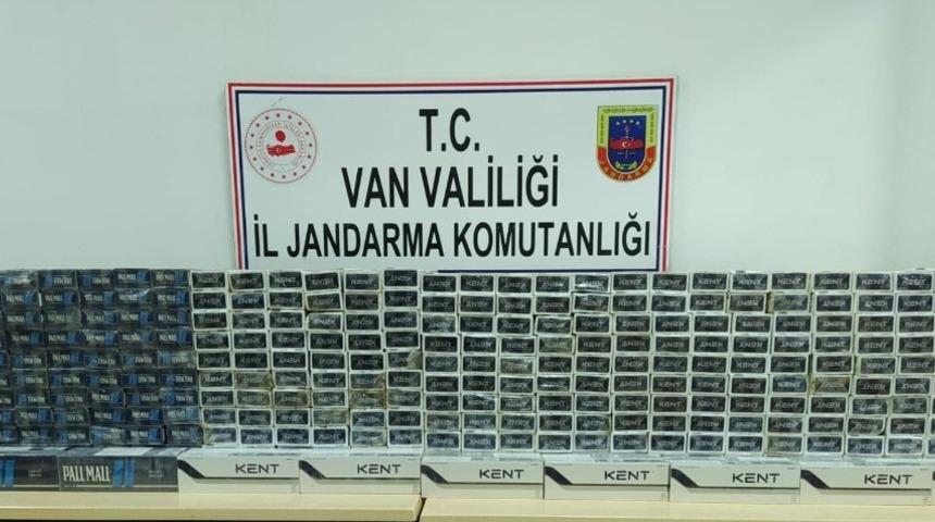 &Ccedil;aldıran&rsquo;da 6 bin 200 paket ka&ccedil;ak sigara ele ge&ccedil;irildi