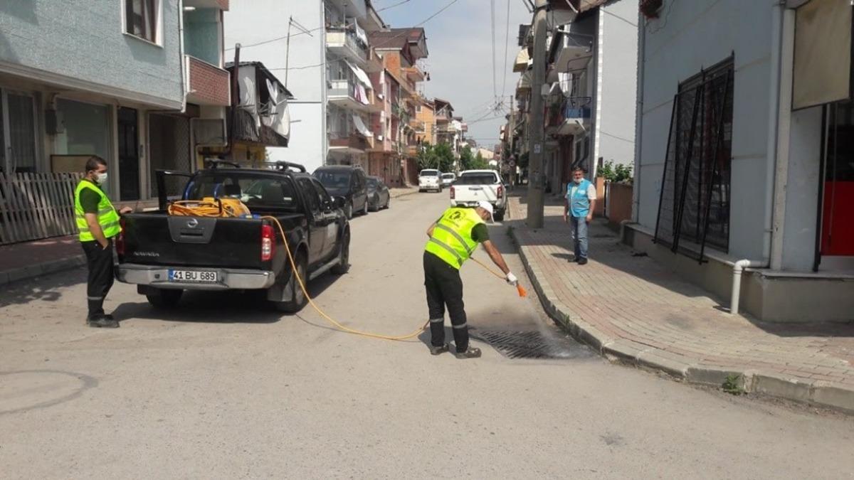İzmit&rsquo;in t&uuml;m mahalleleri sivrisineğe karşı ila&ccedil;landı