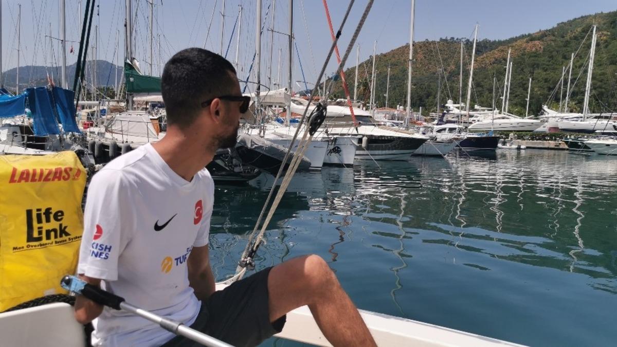 Engelli milli yelkencisi H&uuml;seyin Akbulut; "Engeli beyinde aşıp, insanlardan uzaklaşmayalım"