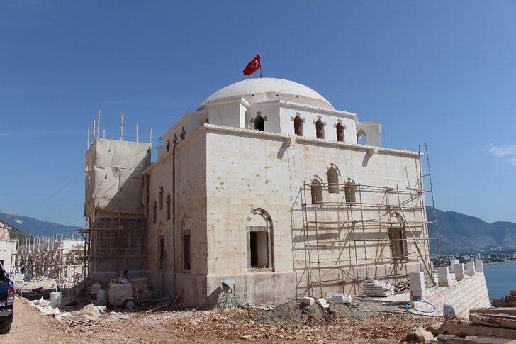 Finike Eroğlu Nuri Cami inşaatında sona doğru G2