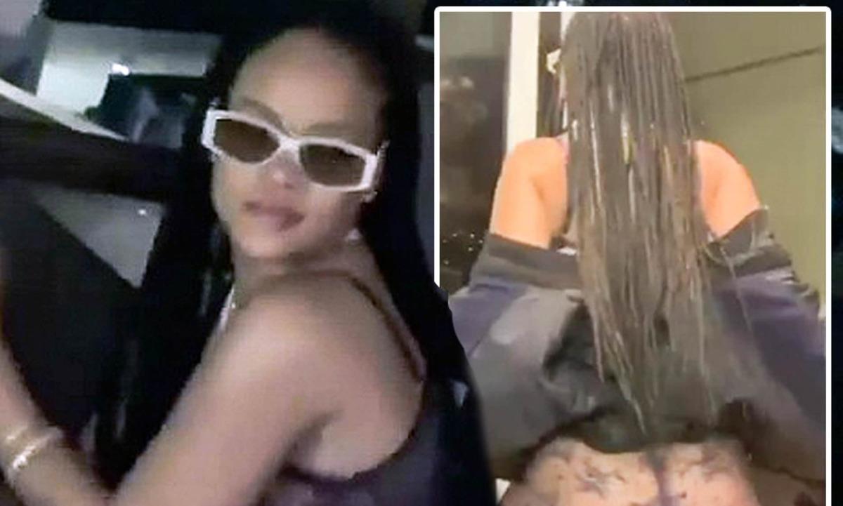 Rihanna sosyal medyayı salladı! Transparan i&ccedil; &ccedil;amaşırıyla kal&ccedil;a şov