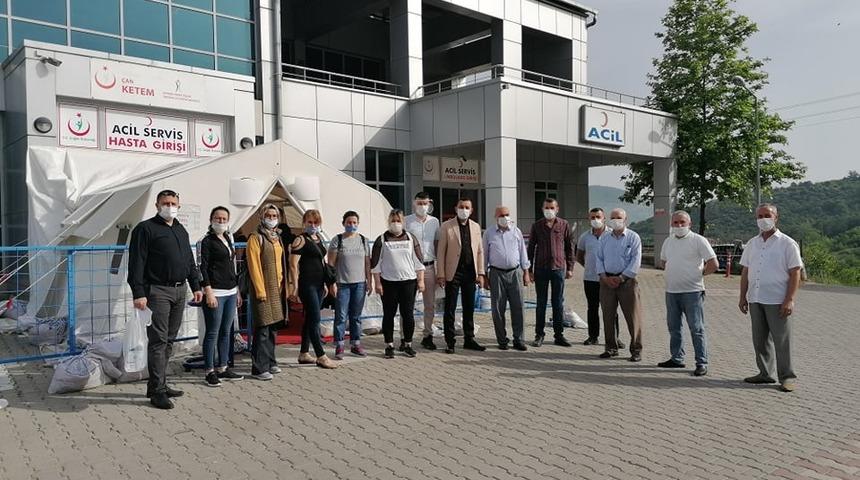 Çan’da berber ve kuaförlere korona testi