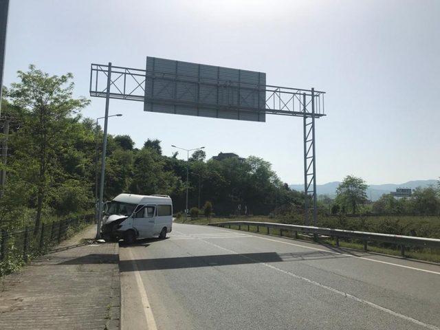 Ordu’da trafik kazası: 1 yaralı