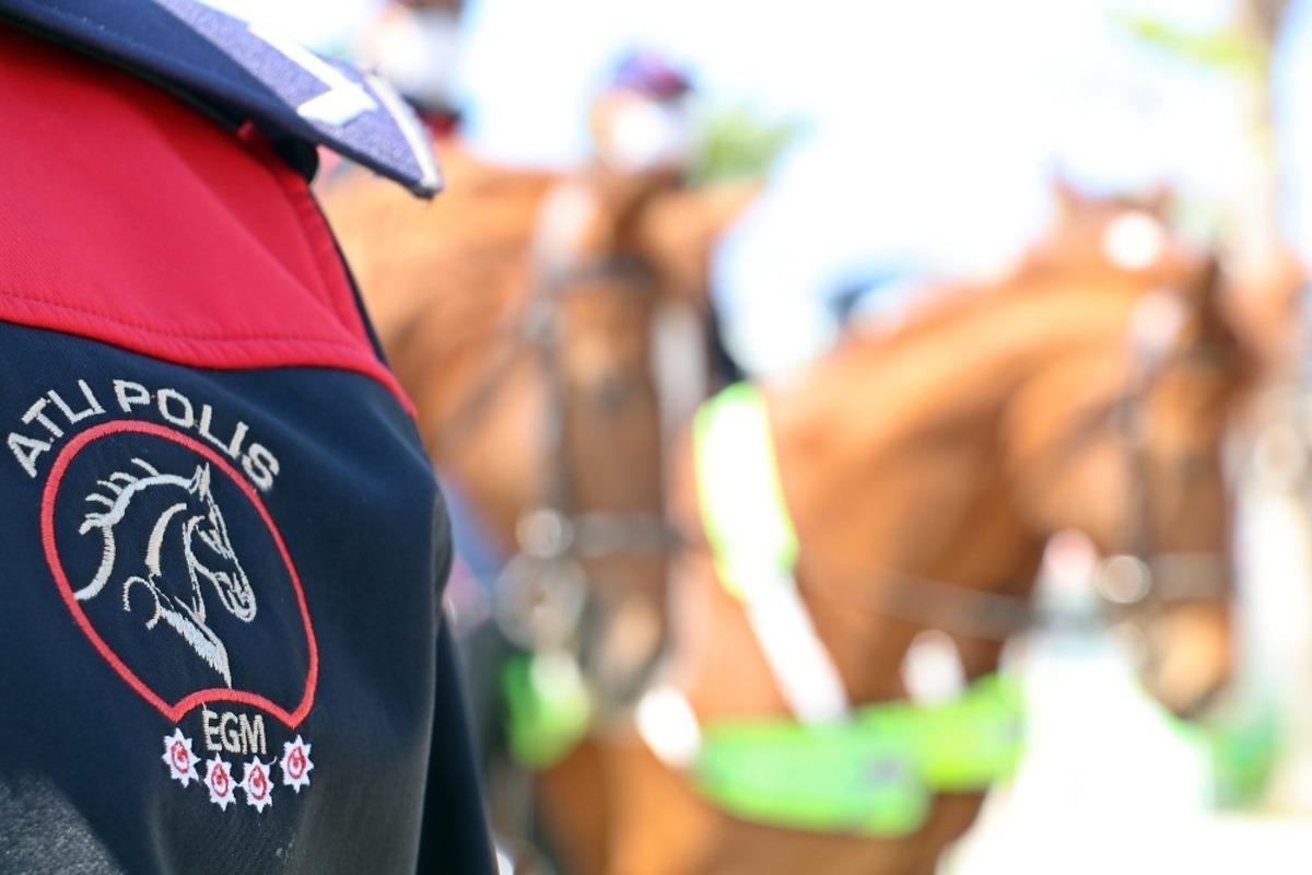 Korkuteli&rsquo;nde Atlı Polisler g&ouml;rev yapacak