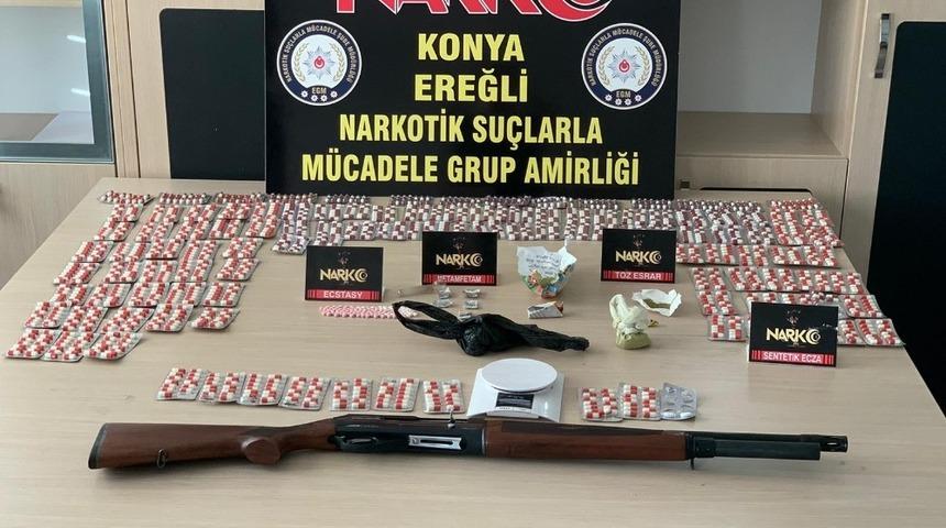 Ereğli&rsquo;de uyuşturucu operasyonu: 6 g&ouml;zaltı