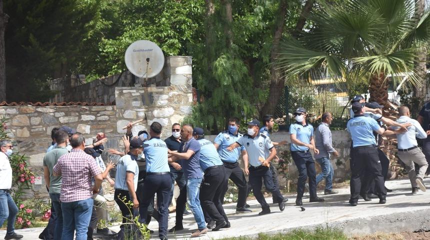 Didim'de yıkım gerginliği