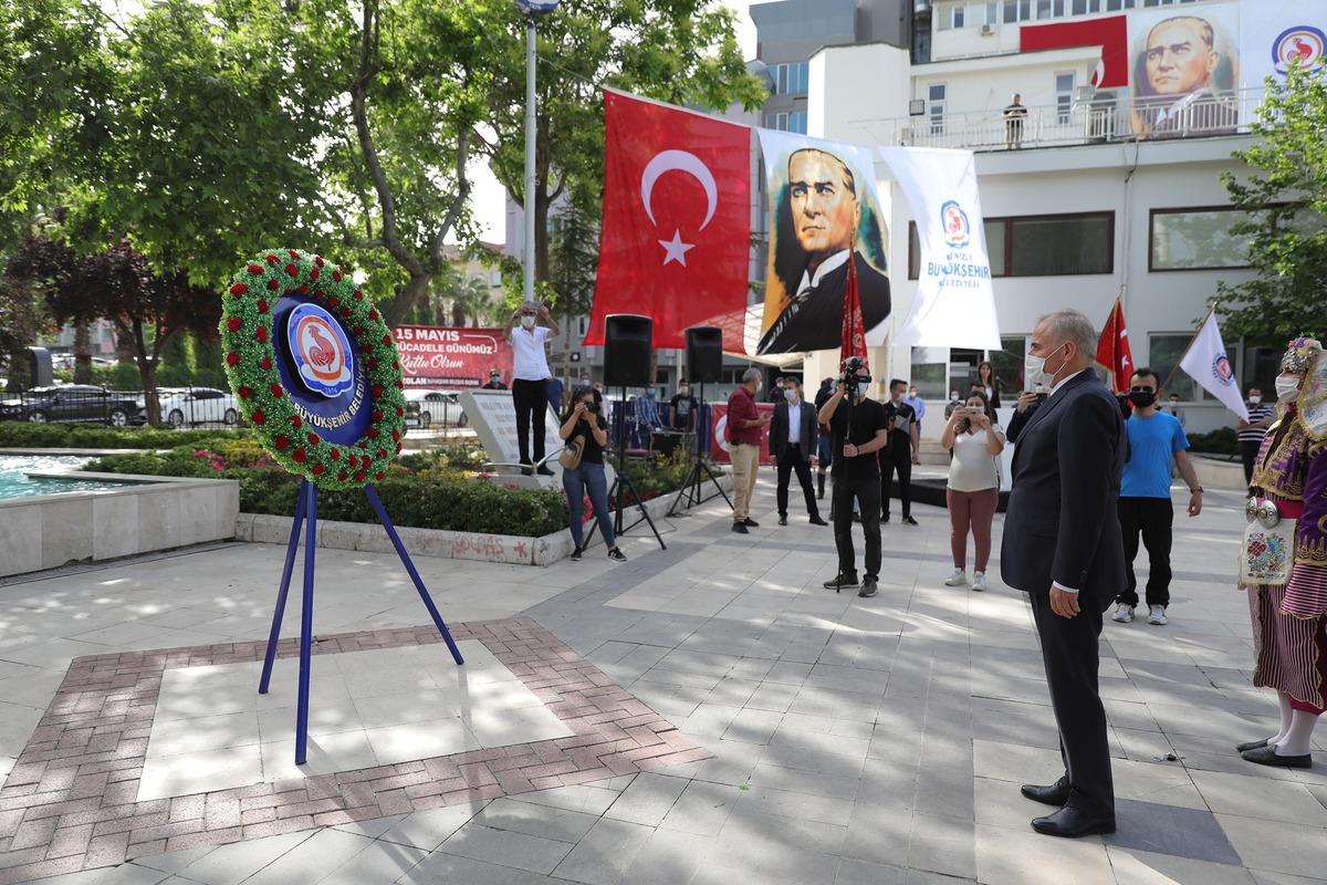 Denizli&rsquo;de 15 Mayıs Milli M&uuml;cadele G&uuml;n&uuml; anıldı