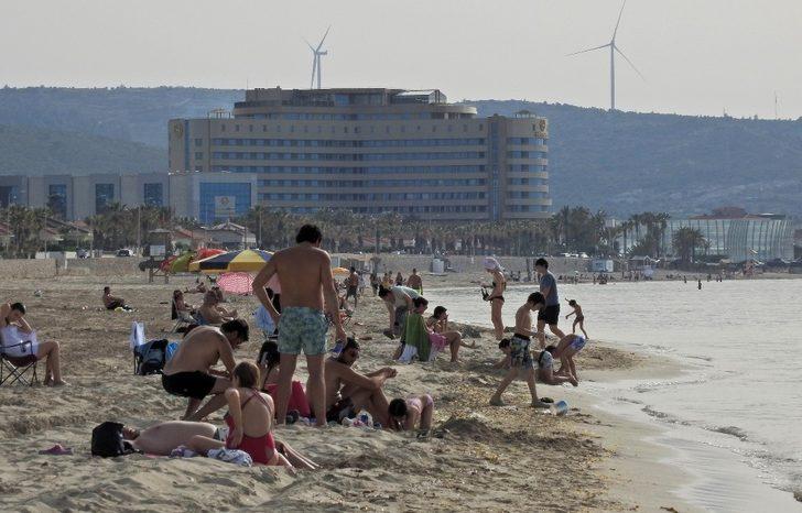 Çeşme’de kısıtlama öncesi deniz keyfi G2