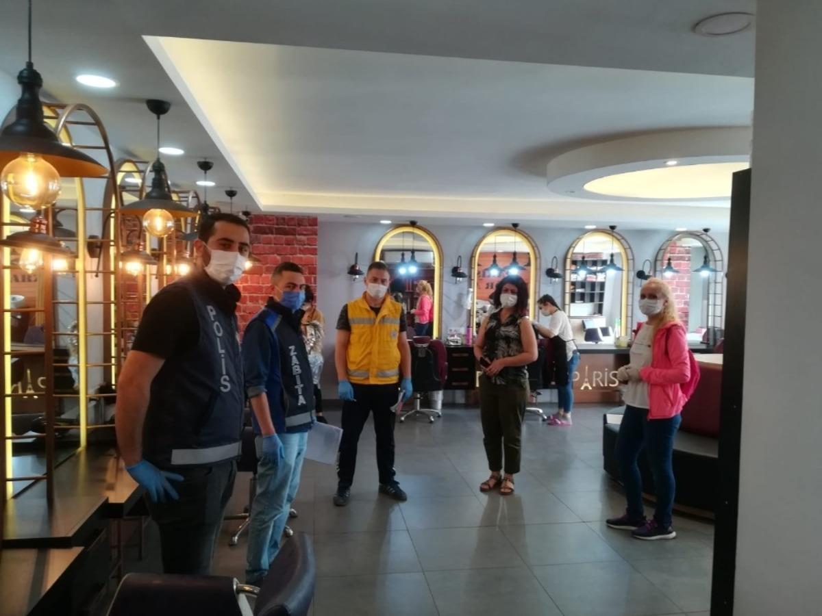 Bilecik&rsquo;te berber, kuaf&ouml;r, AVM, pazar yeri ve toplu ulaşım denetimi