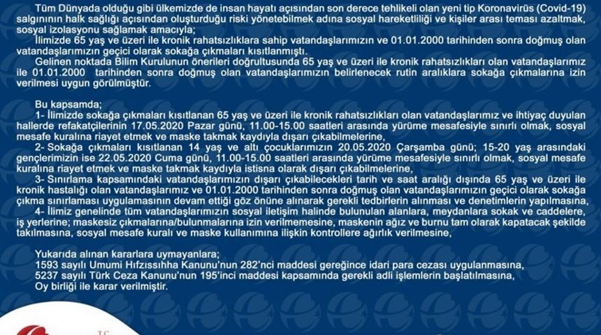 Eskişehir&rsquo;de maske zorunluluğu