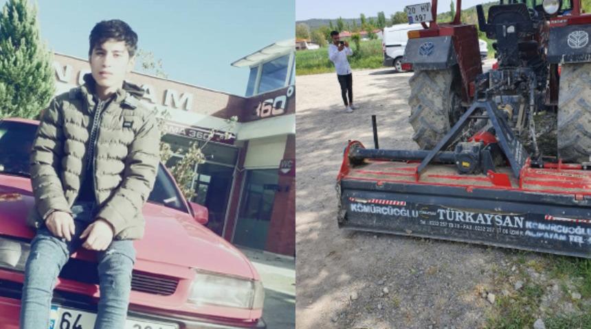 16 yaşındaki genç çapa makinesinin altında kalarak can verdi