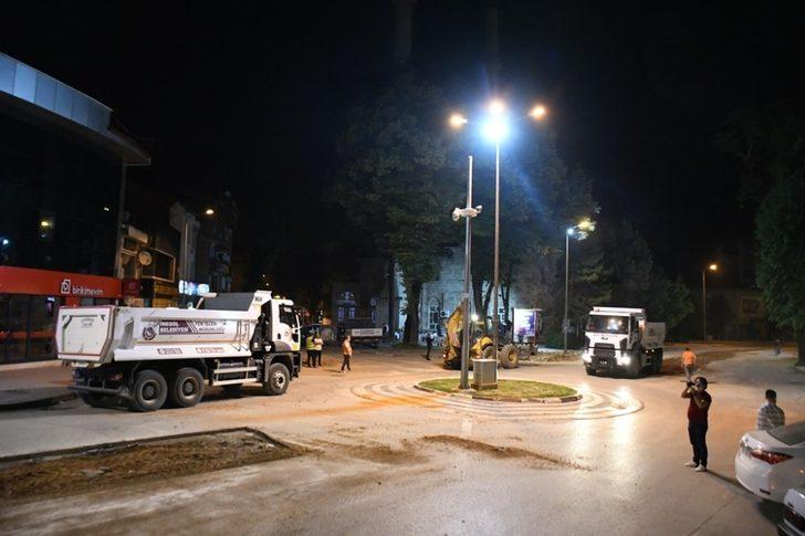 Kısıtlamada İnegöl şantiyeye dönüyor G3