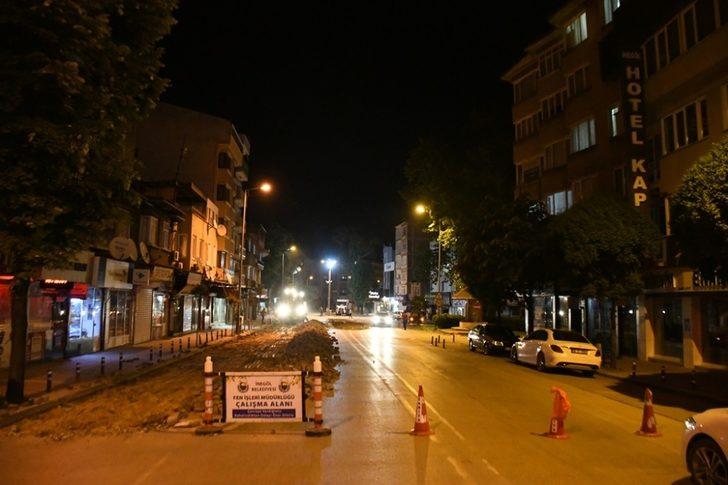 Kısıtlamada İnegöl şantiyeye dönüyor G4