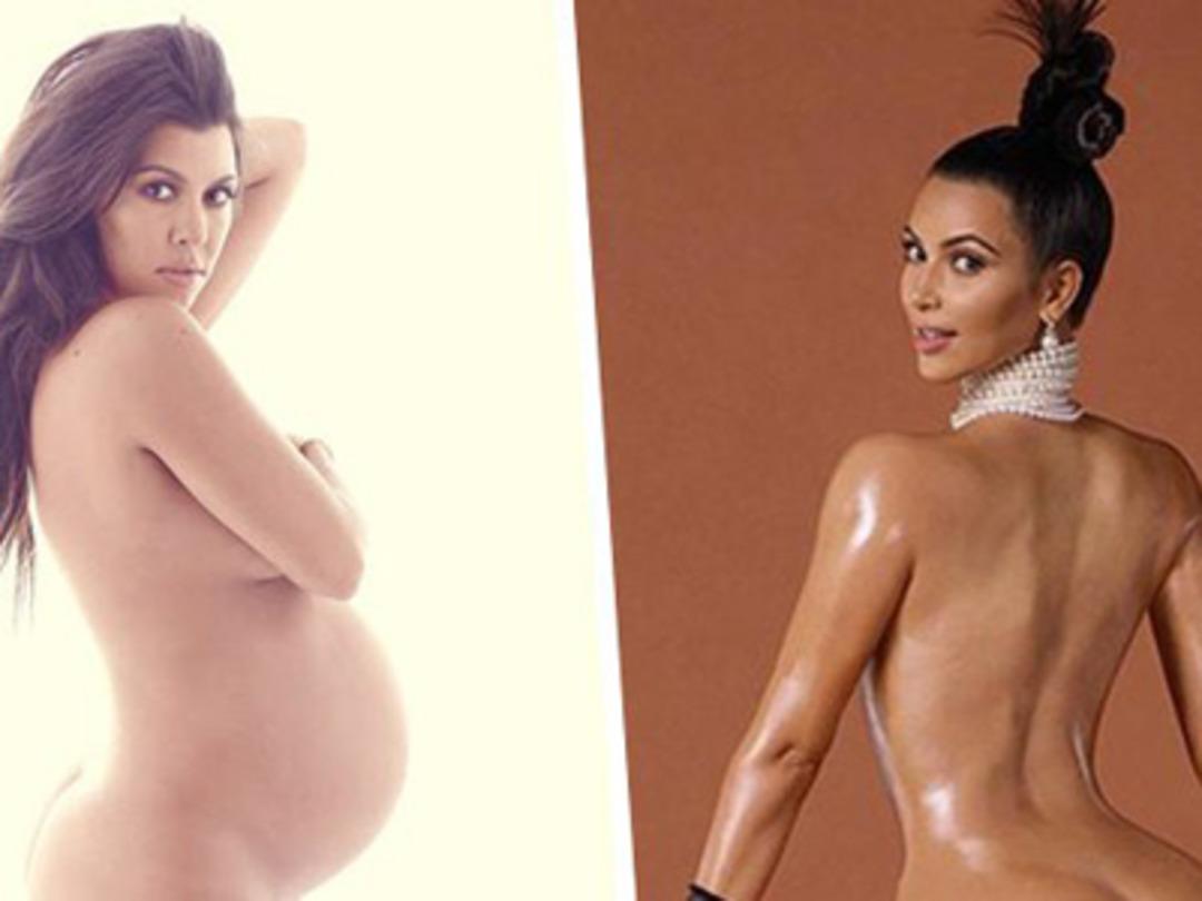 Kardashian ailesi &ccedil;ıplak poz vermeyi seviyor