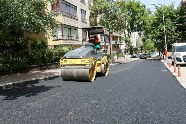 Çankaya’da kent merkezinde asfalt çalışmalarına başladı