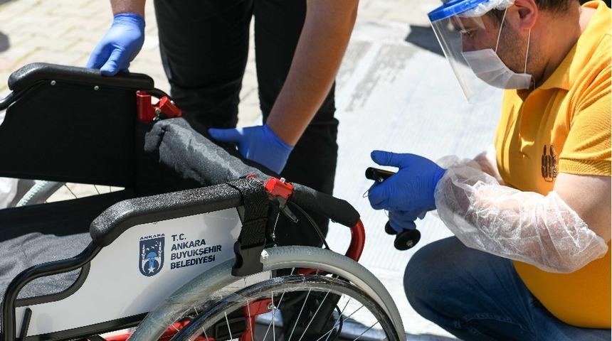 Engelliler haftasına özel tekerlekli sandalye desteği