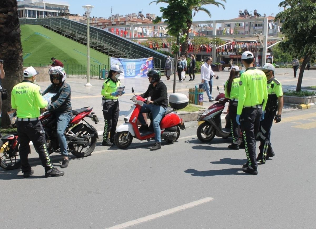 Aydın&rsquo;da kazaların y&uuml;zde 48&rsquo;ini kurallara uymayan motosikletliler yapıyor