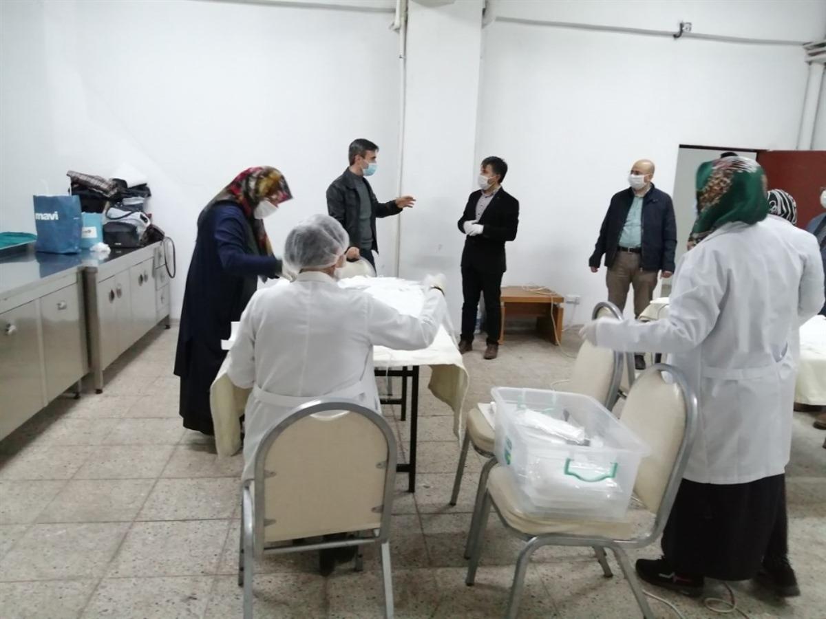 G&ouml;le Halk Eğitim Merkezinden vefalı &ccedil;alışma