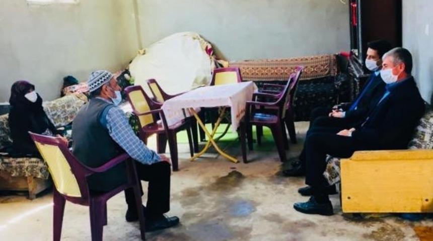 Kaymakam Gülyer’den şehit ailelerine ziyaret