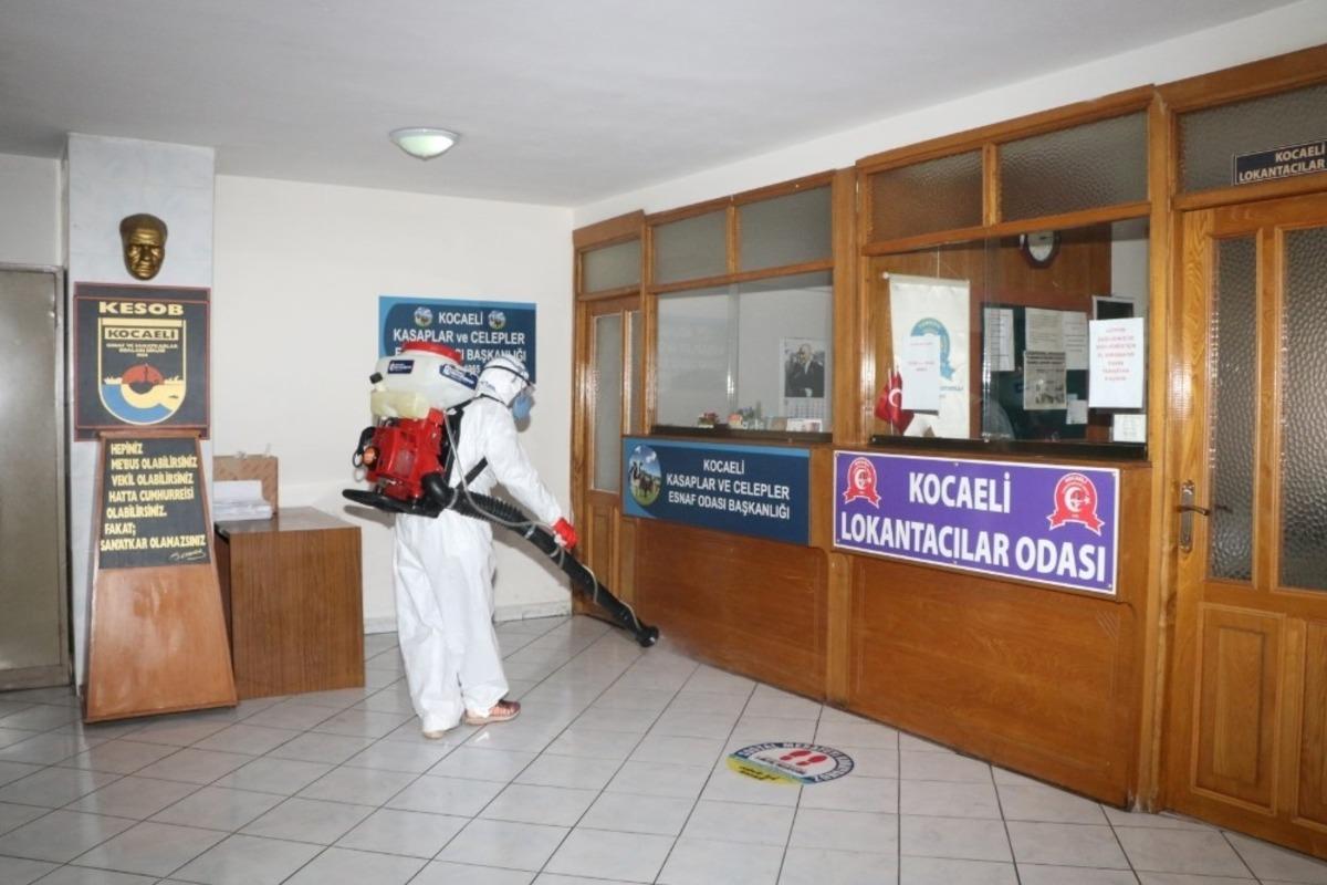Kocaeli&rsquo;de dezenfekte &ccedil;alışmaları s&uuml;r&uuml;yor