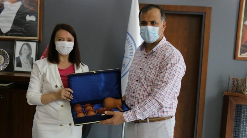 Bursa Orman M&uuml;d&uuml;r&uuml; Akın&rsquo;dan, Başkan Tekin&rsquo;e ziyaret