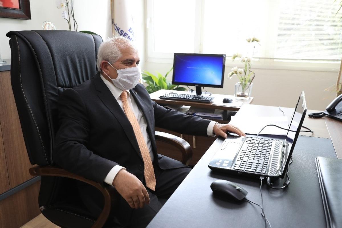 B&uuml;y&uuml;kşehir&rsquo;den il&ccedil;e belediyelerine telekonferansla eğitim verildi