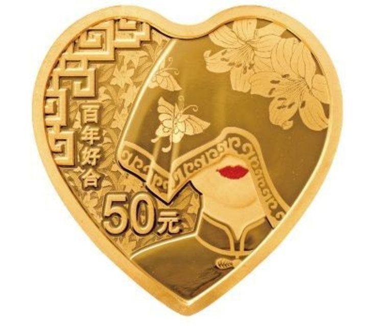 Çin aşkı simgeleyen ‘kalp şeklinde’ madeni para bastı G2