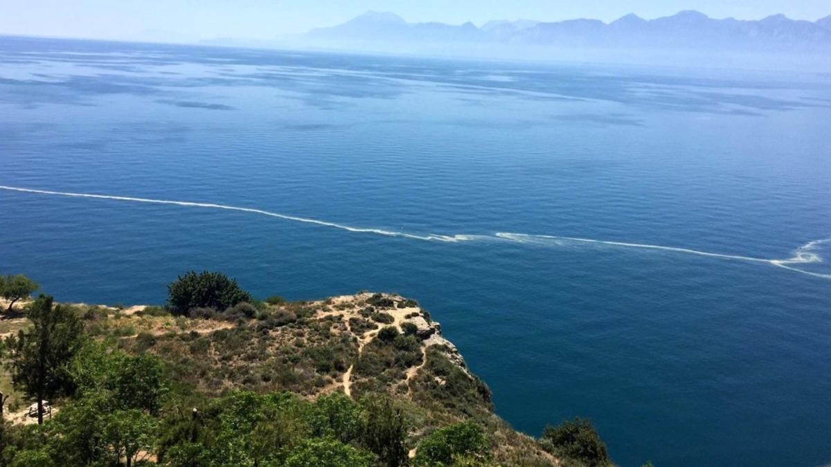 Gemi atığı değil polen k&uuml;mesi