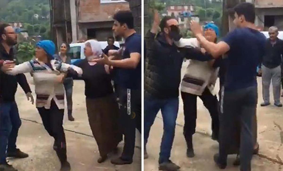 Mahallede k&ouml;pek istemeyen &ccedil;ift, hayvansever kadına saldırdı