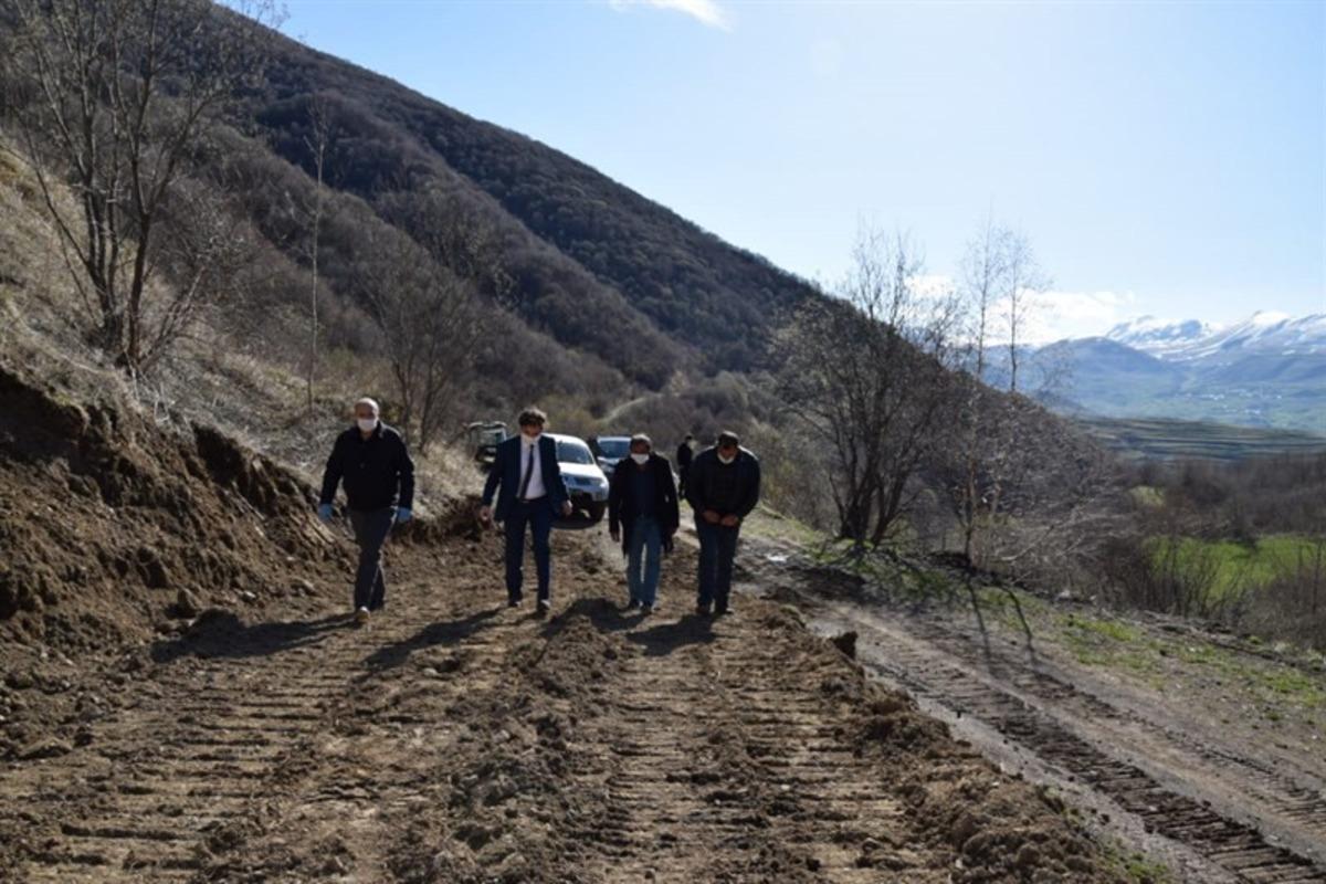 Kaymakam Murat Mete yapılan &ccedil;alışmaları yerinde inceledi
