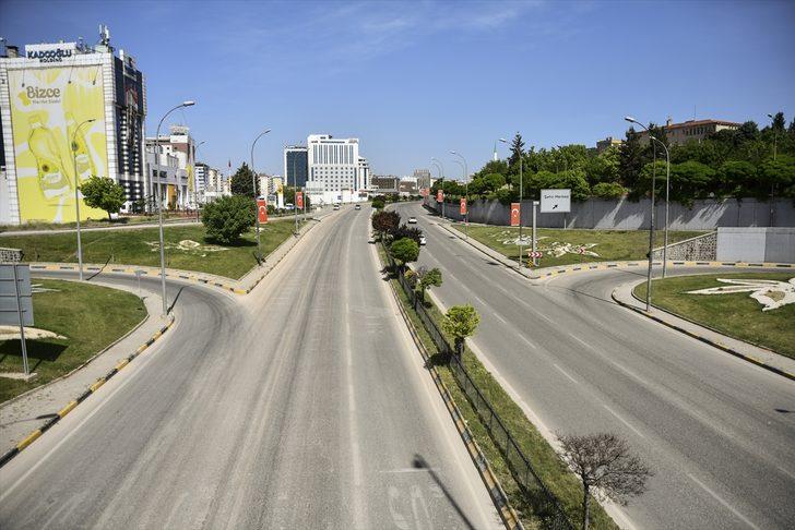 Gaziantep'te cadde ve sokaklar boş kaldı G1