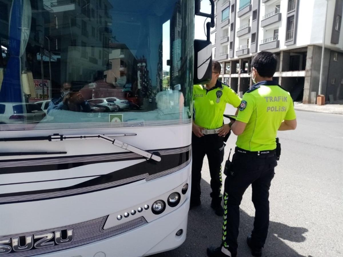 Bing&ouml;l&rsquo;de tedbirleri ihlal eden firma ve yolculara 4 bin 718 TL ceza kesildi