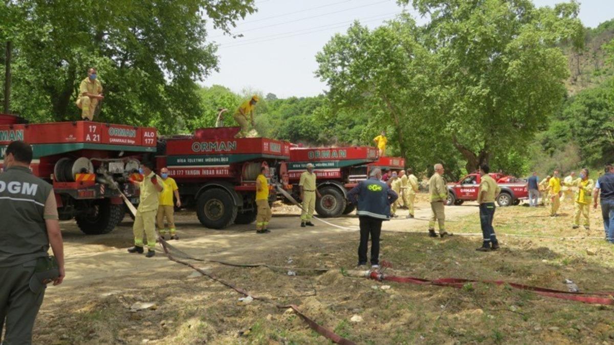 Biga yangın sezonuna hazır