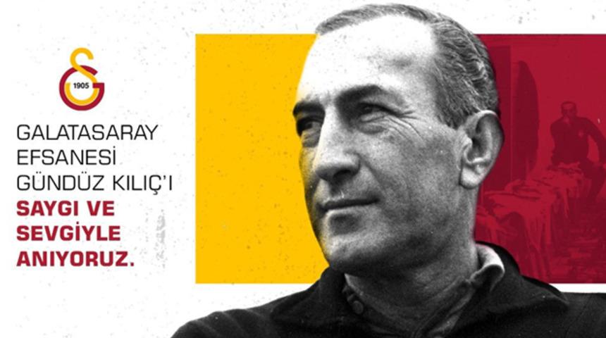 Galatasaray, 'Baba' Gündüz'ü andı