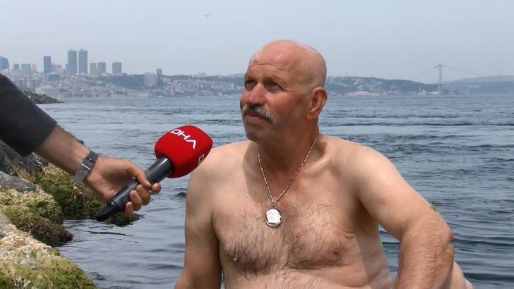 65 yaş üstü vatandaşlar Cankurtaran sahilinde denize girdi G4