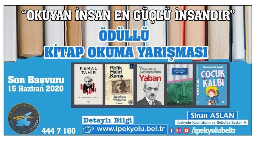 İpekyolu Belediyesinden “Okuyan İnsan En Güçlü İnsandır” konulu kitap okuma yarışması
