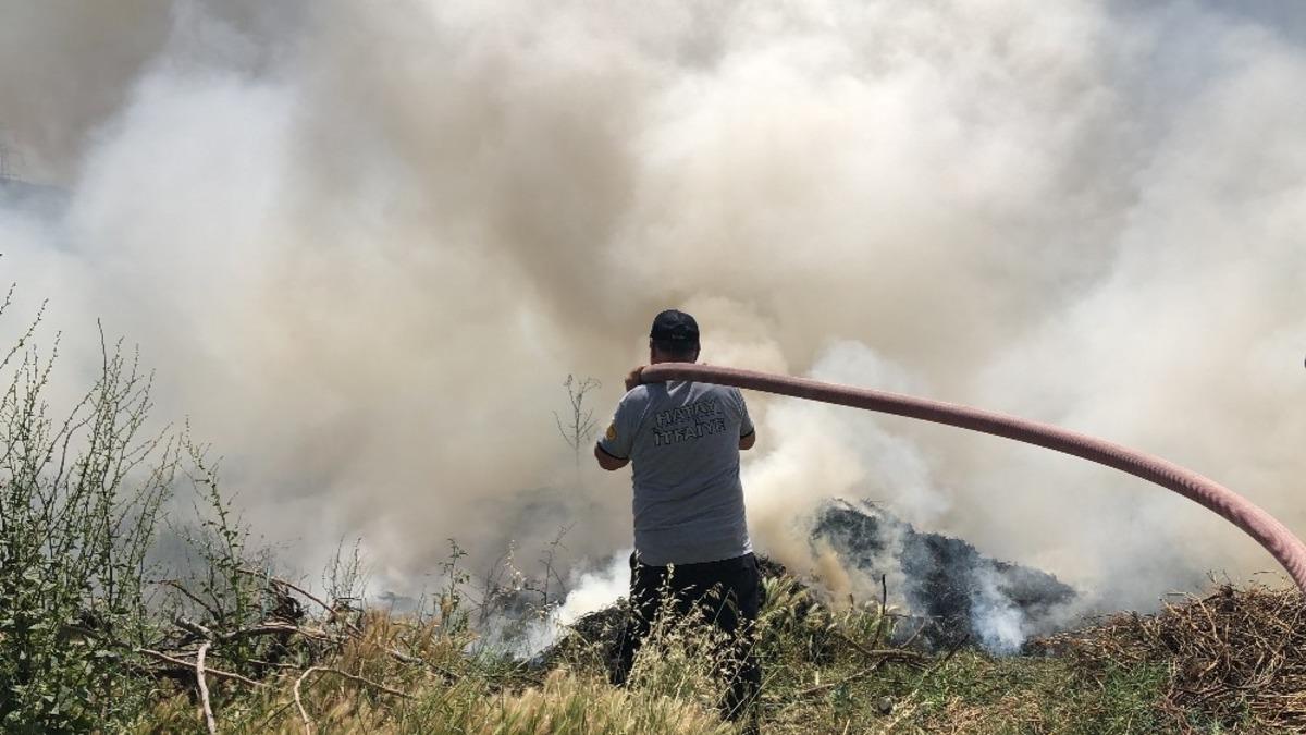 Samandağ&rsquo;da ot yangını korkuttu