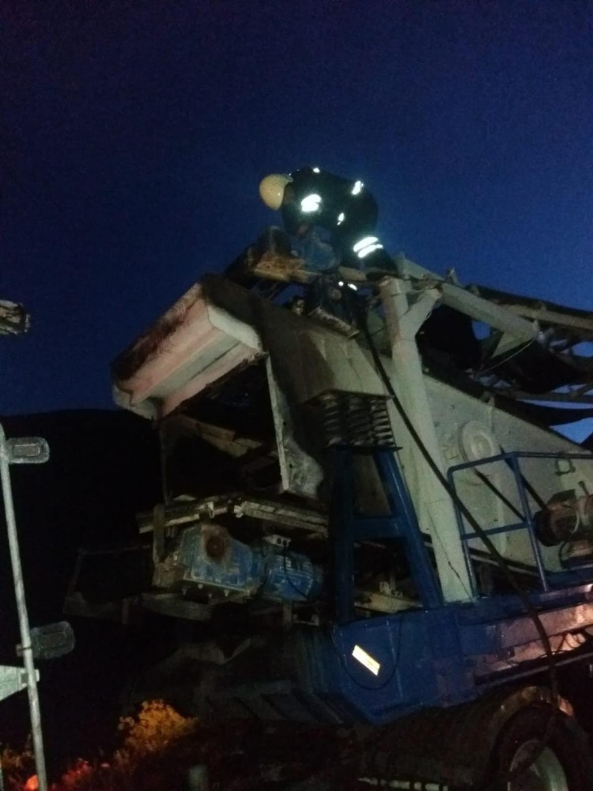 Erzincan&rsquo;da tır yangını: 1 yaralı