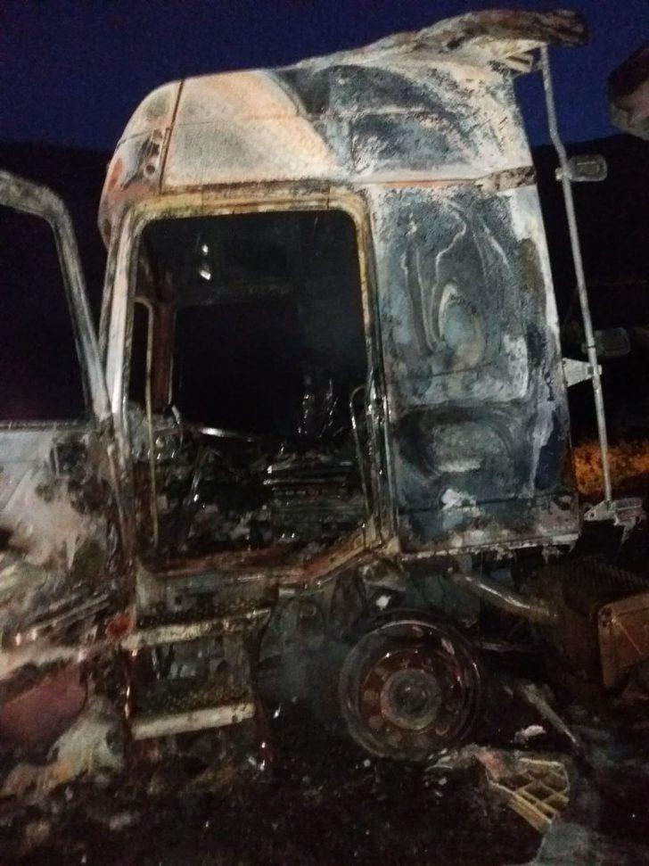 Erzincan’da tır yangını: 1 yaralı G2