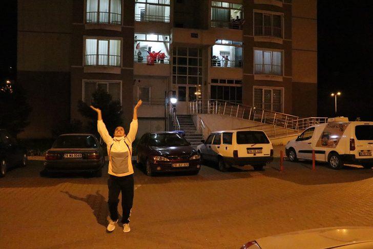 Karabük'te balkonda spor etkinliği G1