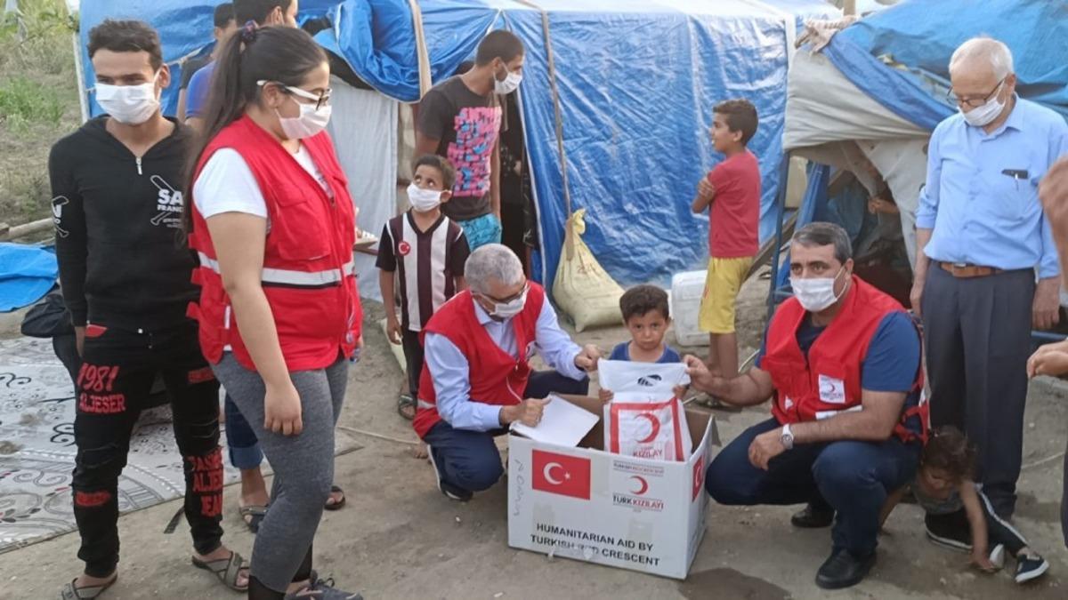 Kızılay&rsquo;dan tarım iş&ccedil;ilerine gıda yardımı