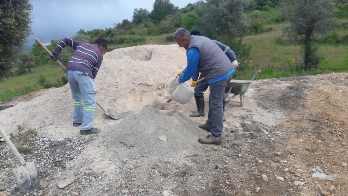 Alanya kırsalda bakım onarım devam ediyor