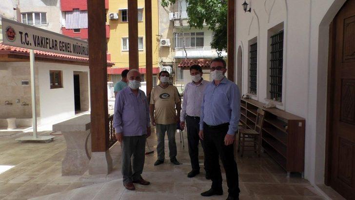 Tarihi Hacı Şeyh Camisinde restorasyon çalışması tamamlanıyor G4