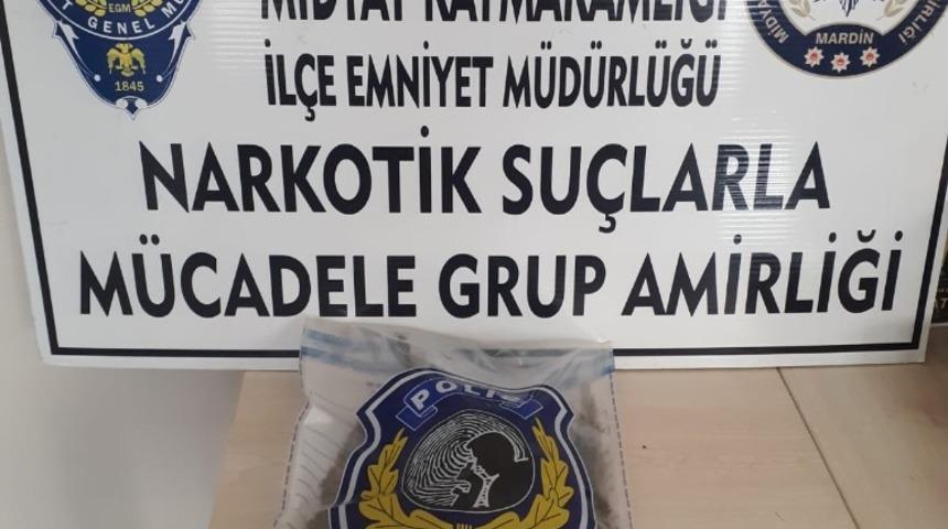 Midyat’ta uyuşturucu madde ele geçirildi
