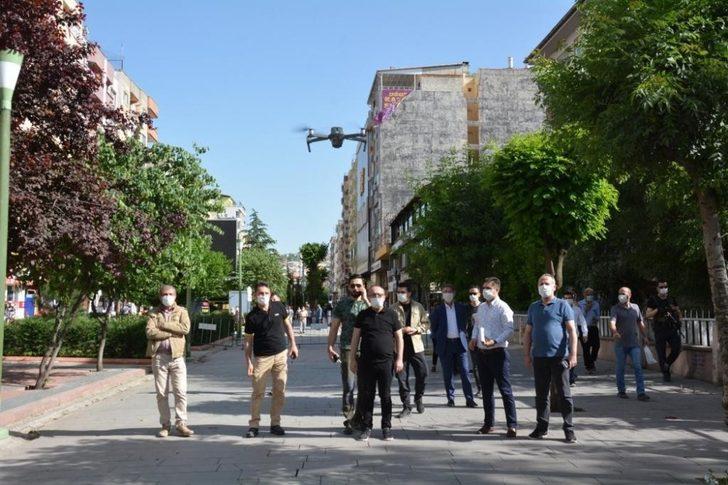 Siirt’te drone ile maske denetimi yapıldı G1