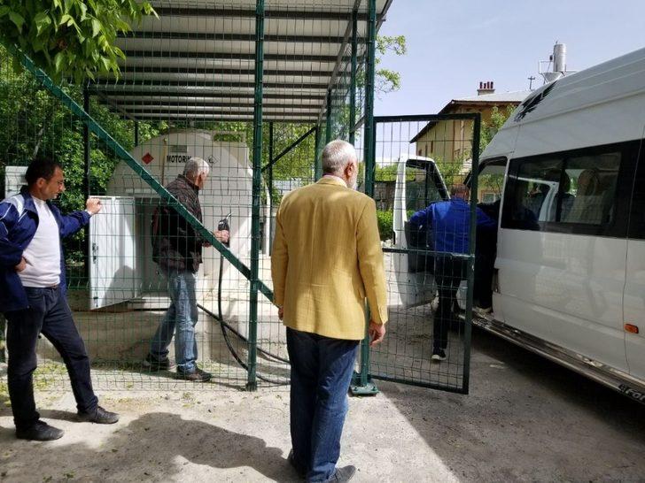 Belediyeden minibüsçülere 10 litre mazot desteği G1