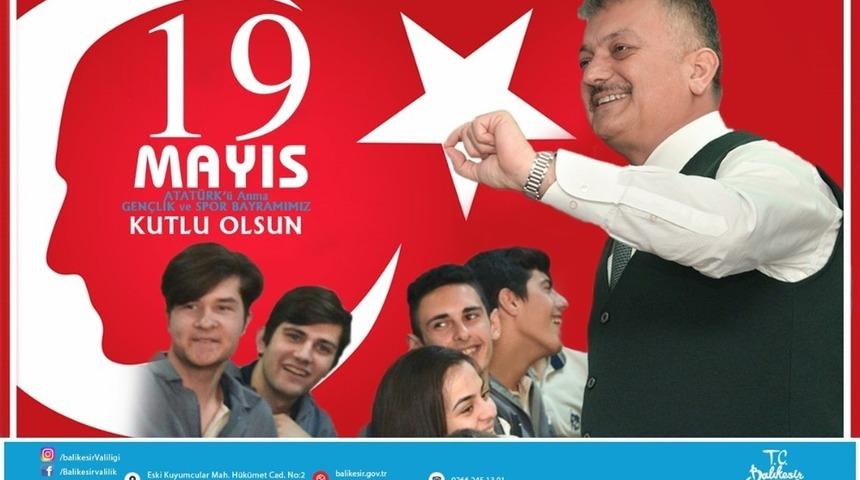 Vali Ersin Yazıcı&rsquo;dan 19 Mayıs mesajı