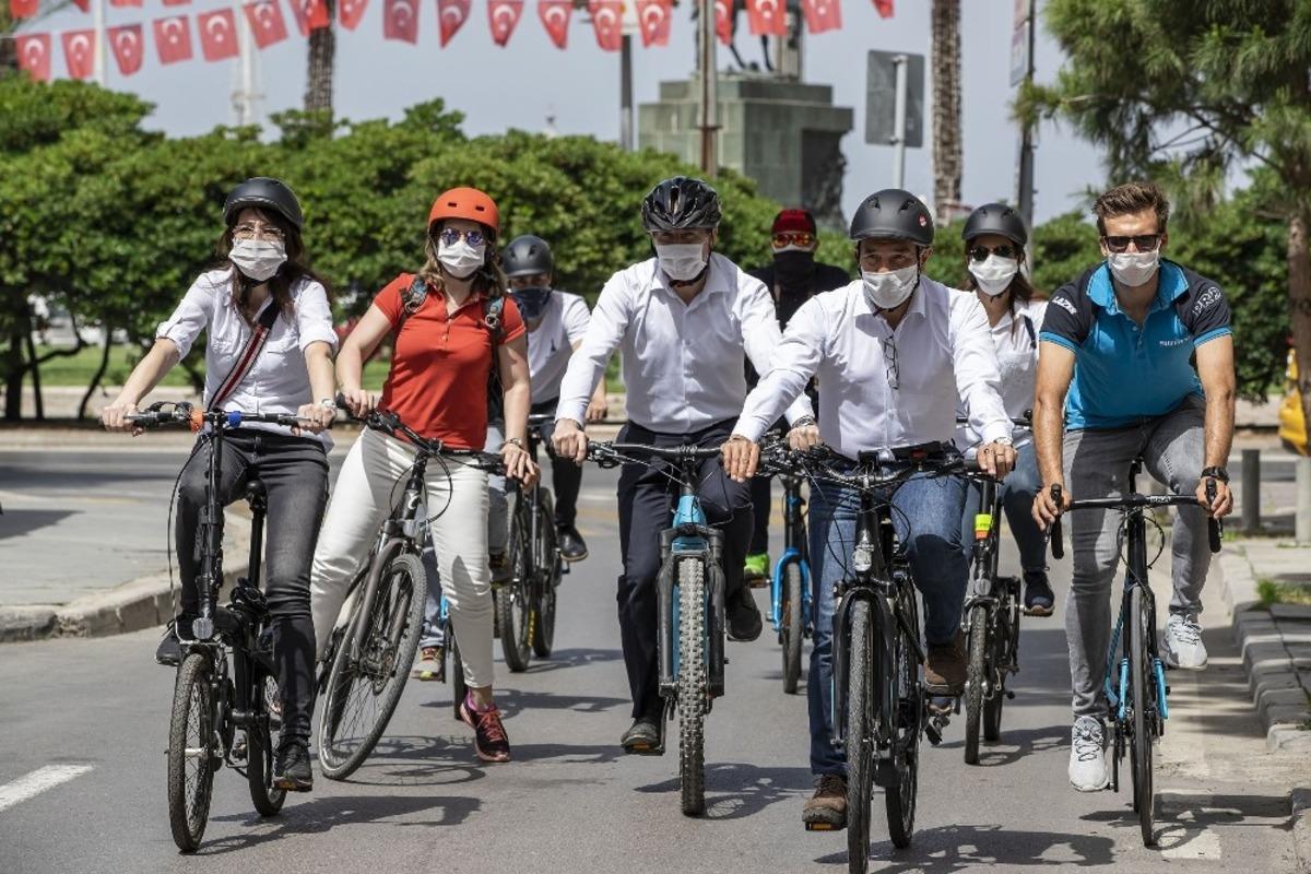 Kent i&ccedil;inde iki tekerli ulaşıma destek